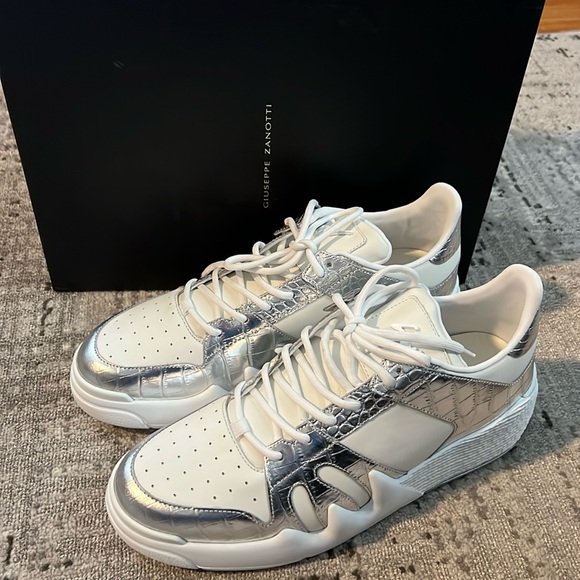 Giuseppe Zanotti Men Talon Metallic Sneakefs - Picture 5 of 14